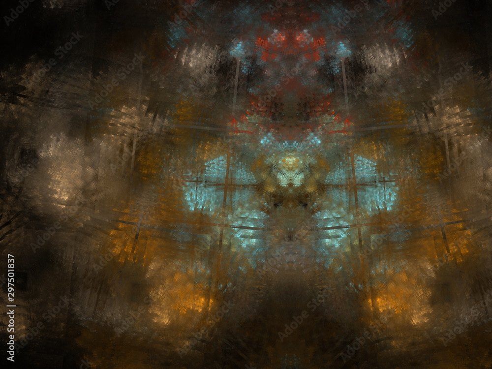 Obraz premium Imaginatory fractal background Image