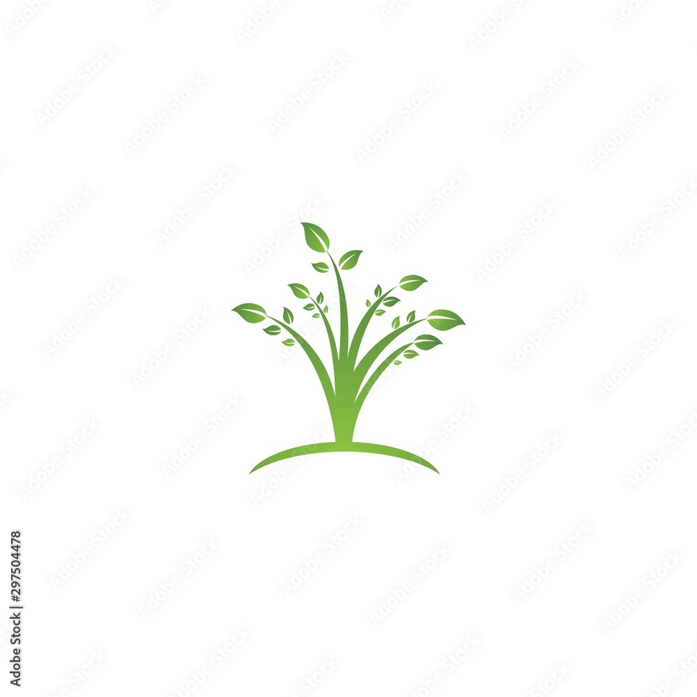 Tree leaf vector logo design, eco-friendly concept Tree leaf vector logo design, eco-friendly concept