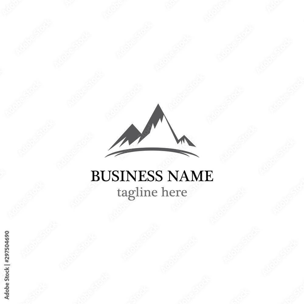 Landscape logo template vector icon design Landscape logo template vector icon design