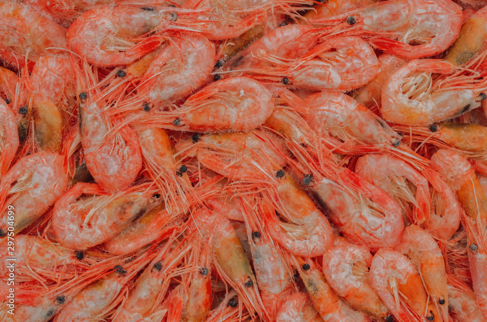 red boiled frozen shrimp, seafood red boiled frozen shrimp, seafood