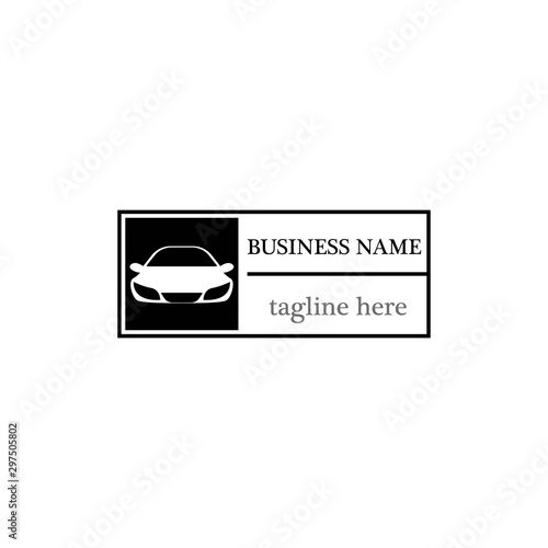 Car logo template vector icon design