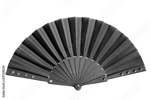 Black fan isolated