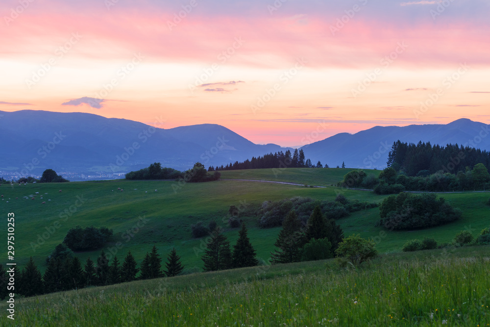 Fototapeta premium Turiec region, Slovakia.