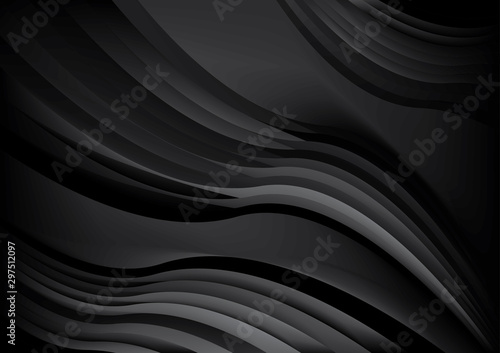 Simple abstract background with wave lines
