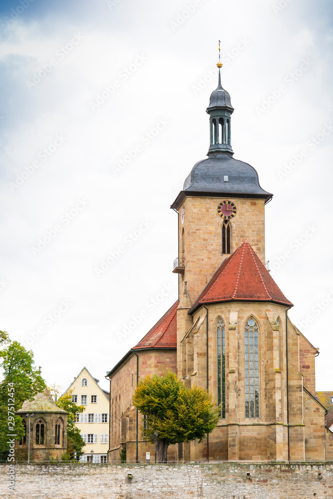 Regenwindes Church in Lauffen am Neckar. Germany