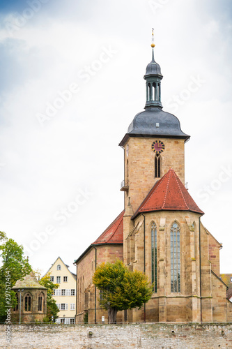 Regenwindes Church in Lauffen am Neckar. Germany
