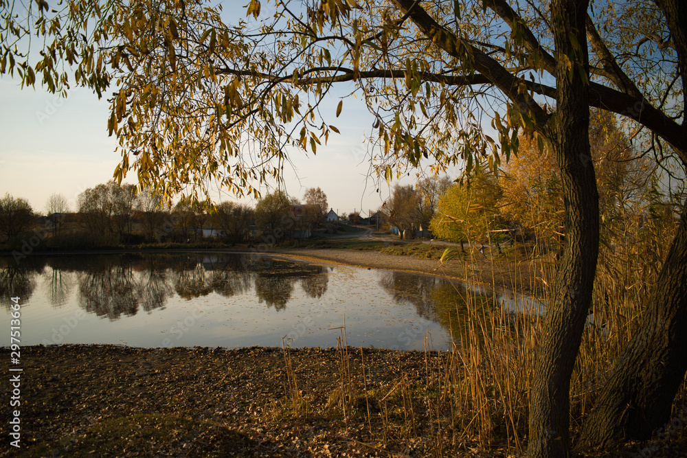 Obraz premium Ukrainian village
