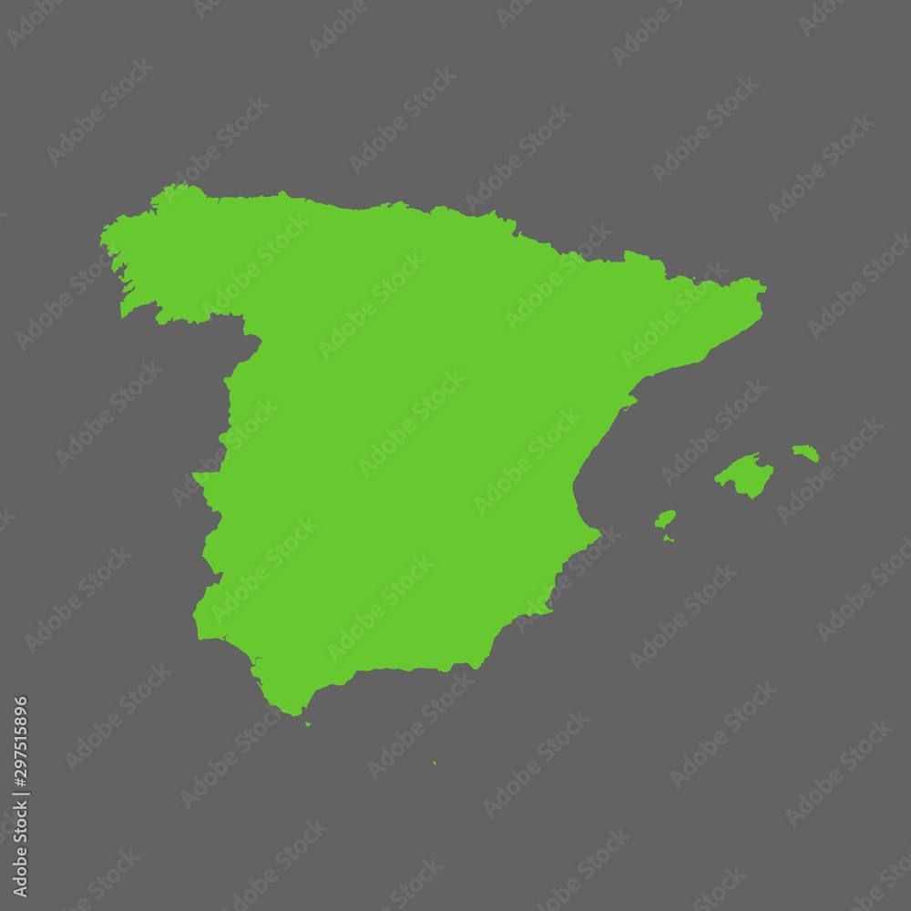 map of Spain