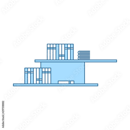 Wall Bookshelf Icon