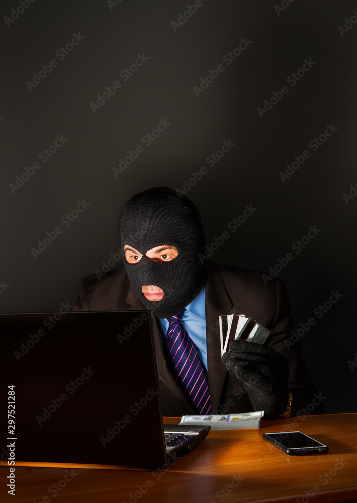 businessman thug and laptop businessman thug and laptop