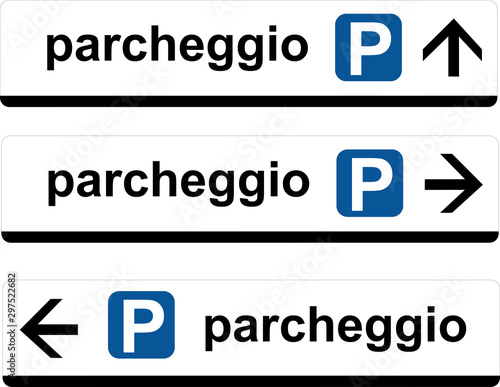 ISO 7010 PARCHEGGIO PARK PARKING INDICATION