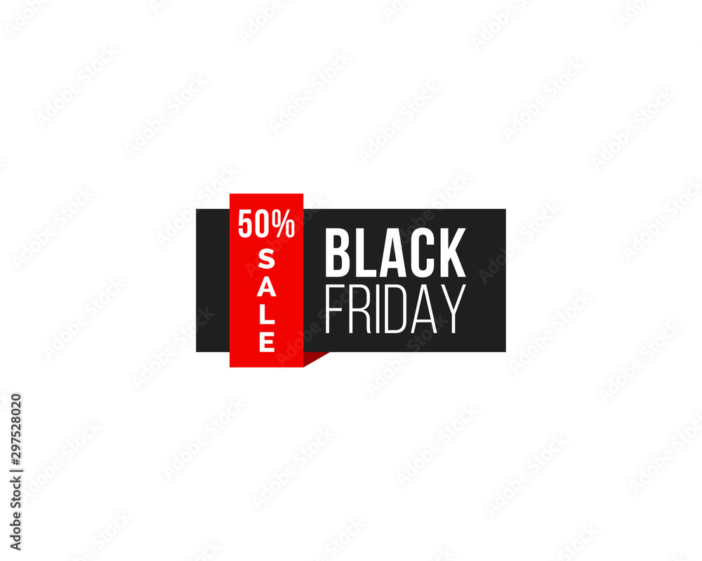 Black Friday Sale Poster, Black Friday 50% Sale