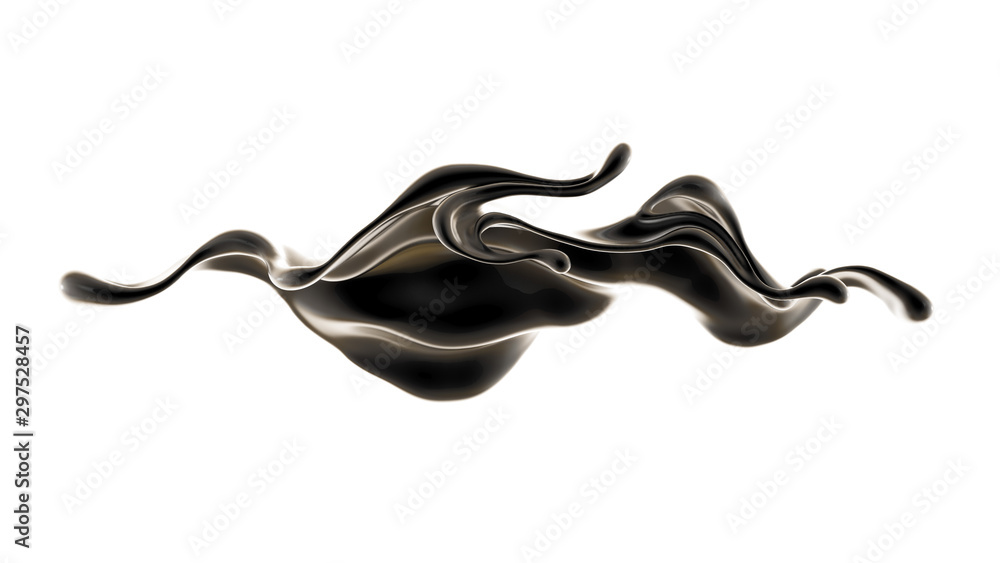 Splash fluid. 3d illustration, 3d rendering. Splash fluid. 3d illustration, 3d rendering.