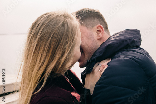 couple in love kisses