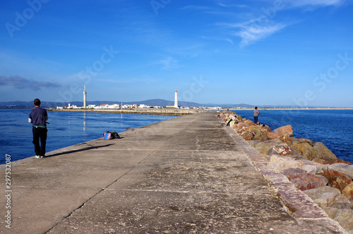 jetée de Culatra, Faro, Portugal photo