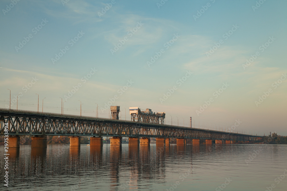 Amur railway bridge