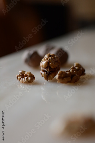 Obraz na płótnie close up of nut w salonie