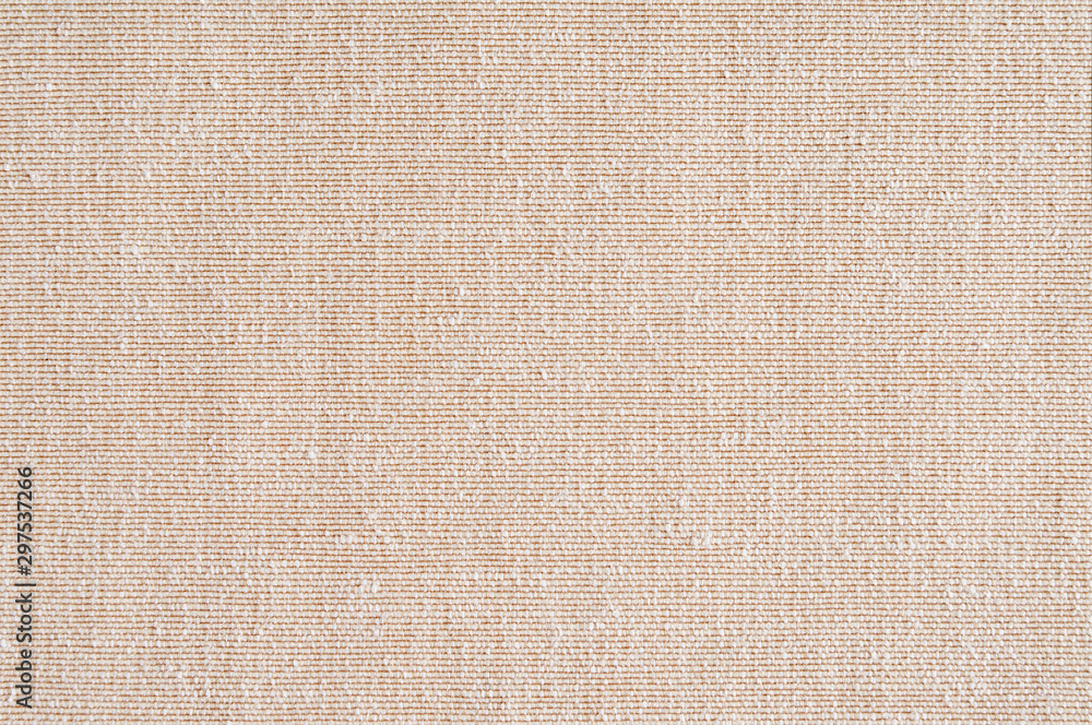 Closeup ,beige,light brown color fabric sample texture backdrop.Beige fabric strip line pattern design,upholstery for decoration interior design or abstract background. - obrazy, fototapety, plakaty 