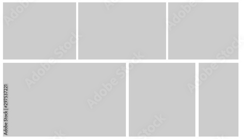 Templates collage frames