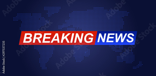 Background screen saver on breaking news