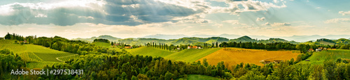 Panorama, Austria, Styria, wine producing country,old wine-growing country,Southern Styria