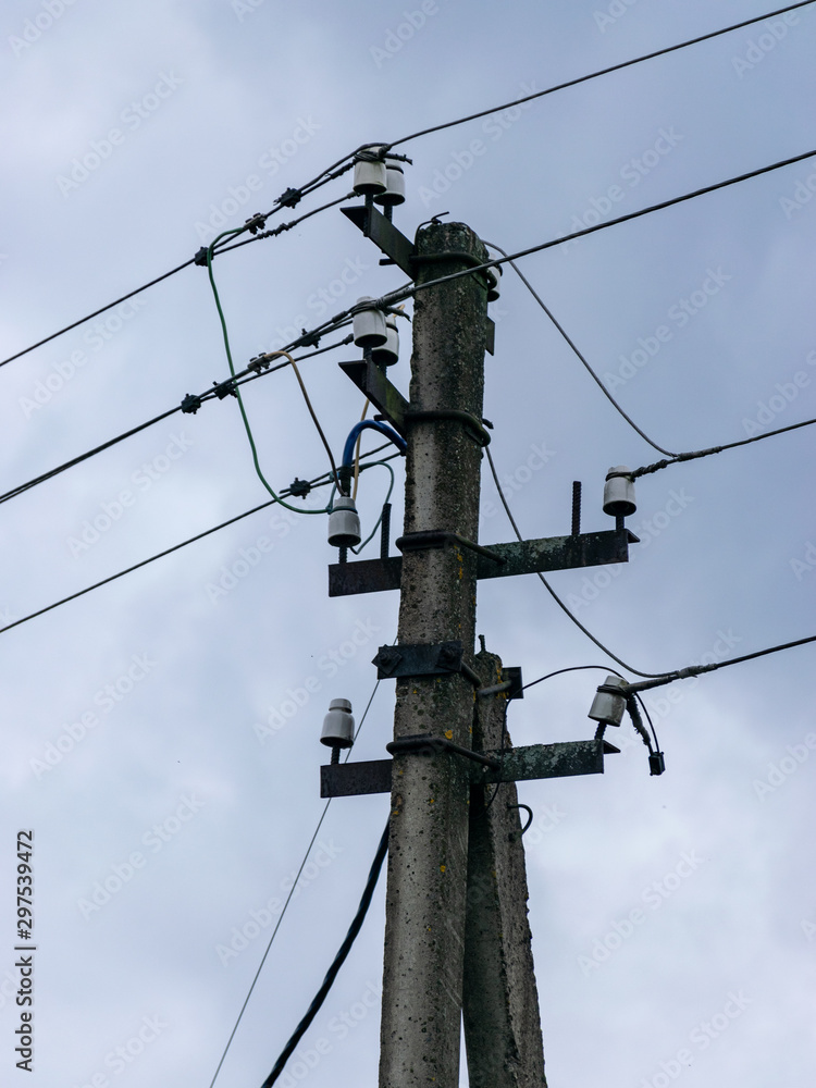 picture with electric pole and wires picture with electric pole and wires