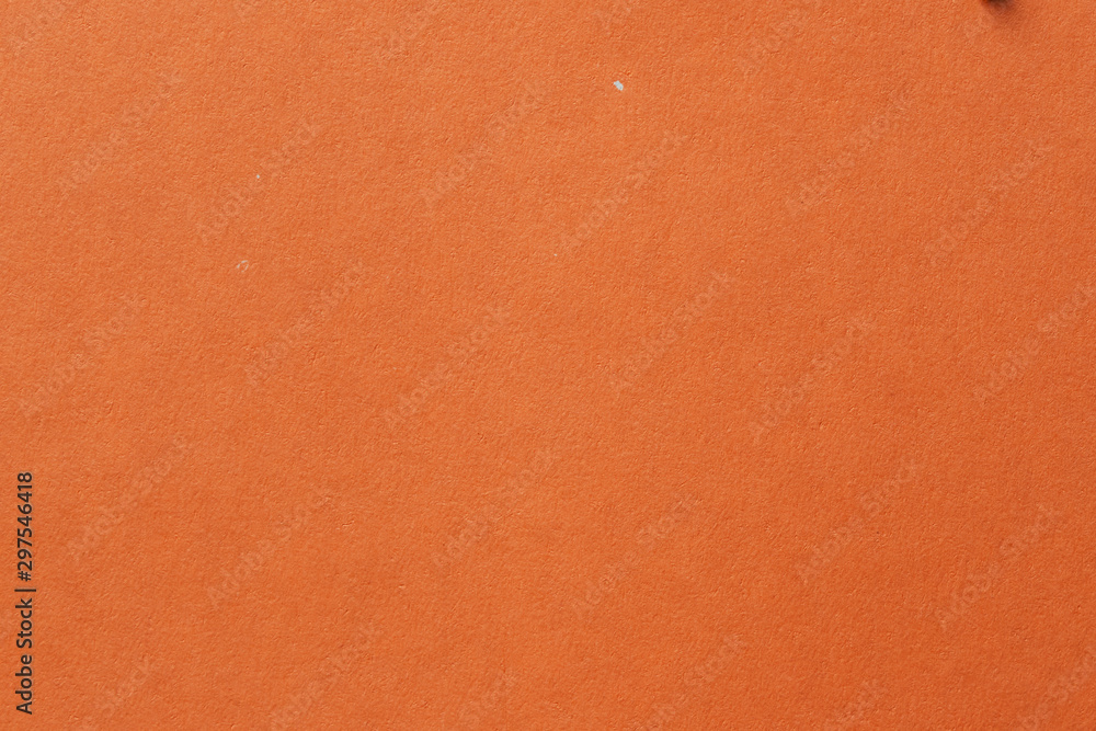 Fototapeta premium Yellow color cardboard. Clean orange paper texture. High resolution photo. Empty orange backgrounds.