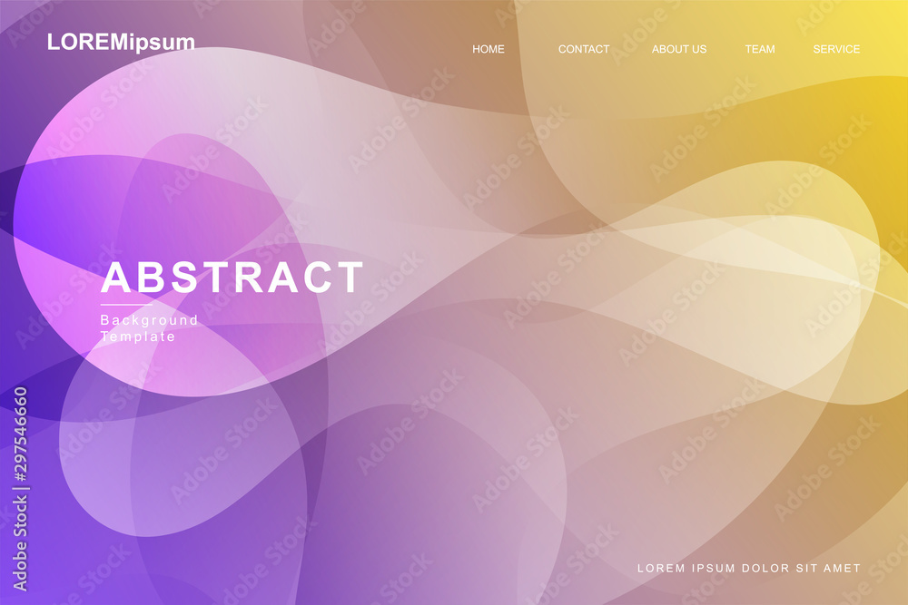 Obraz premium Abstract fluids composition background trend