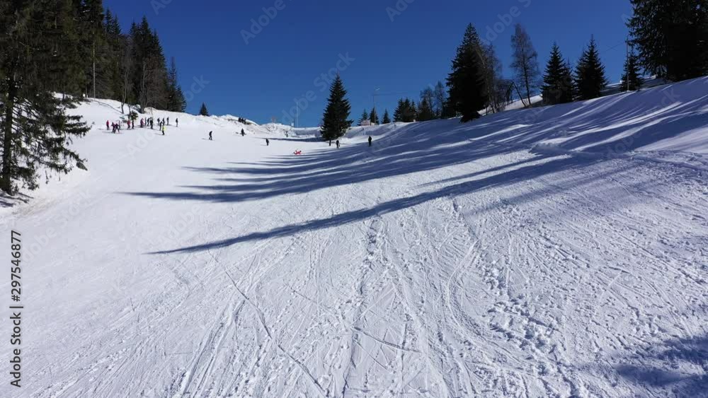 Aerial view of Pamporovo Ski Resort in Bulgaria Aerial view of Pamporovo Ski Resort in Bulgaria