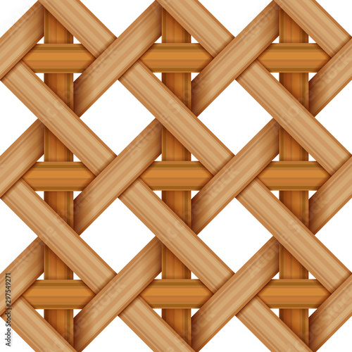bamboo wood weaving pattern, natural wicker texture surface theme concept, vector illustration