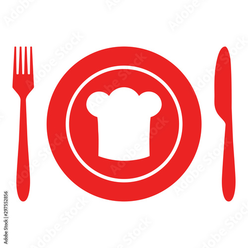 Kochhaube und Besteck