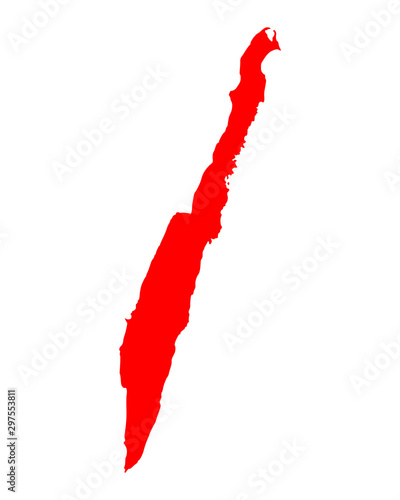 Karte von Öland