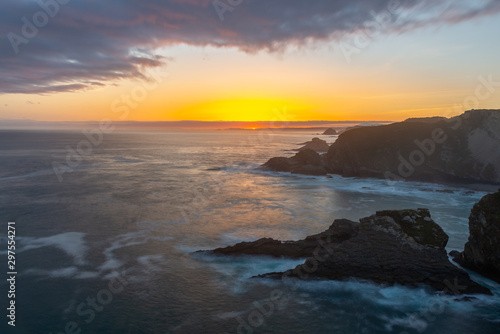 Vidio Cape at sunrise, Asturias, Spain © Noradoa