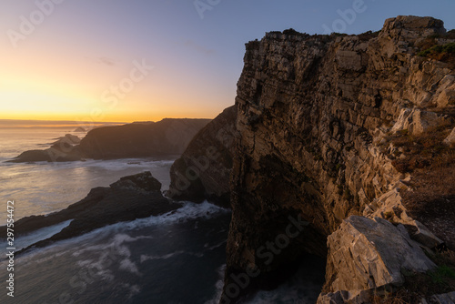 Vidio Cape at sunrise, Asturias, Spain