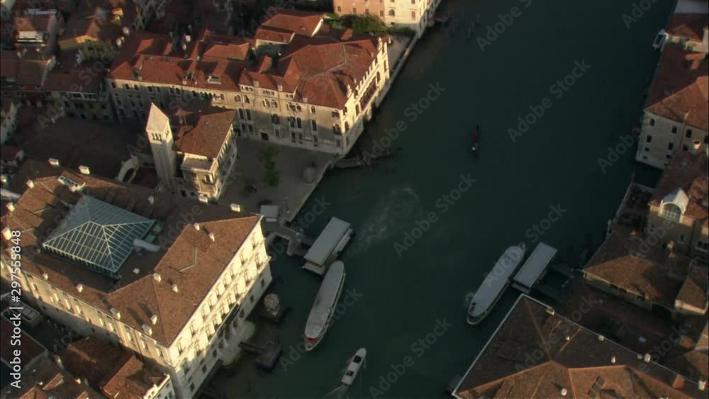 Veduta aerea di Canal Grande a Venezia Veduta aerea di Canal Grande a Venezia