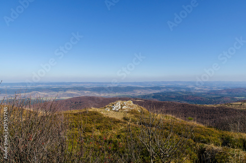 Fototapeta Naklejka Na Ścianę i Meble -  Z rozypańca na ukraińską stronę bieszczady