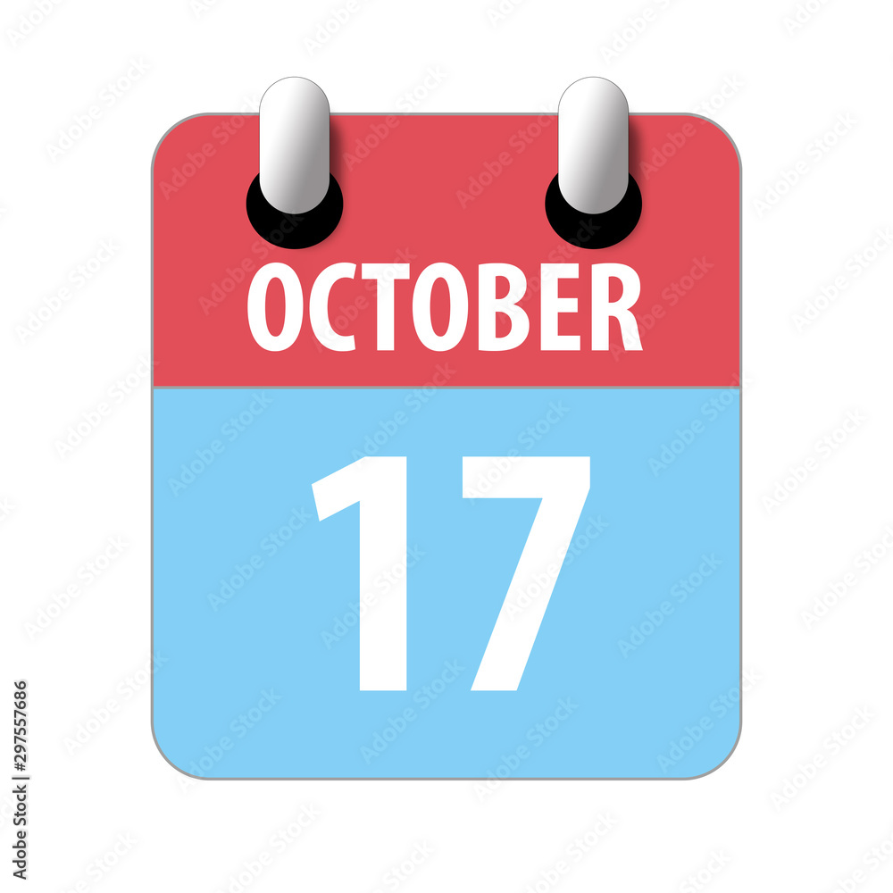 october 17th. Day 17 of month,Simple calendar icon on white background. Planning. Time management. Set of calendar icons for web design. autumn month, day of the year concept october 17th. Day 17 of month,Simple calendar icon on white background. Planning. Time management. Set of calendar icons for web design. autumn month, day of the year concept