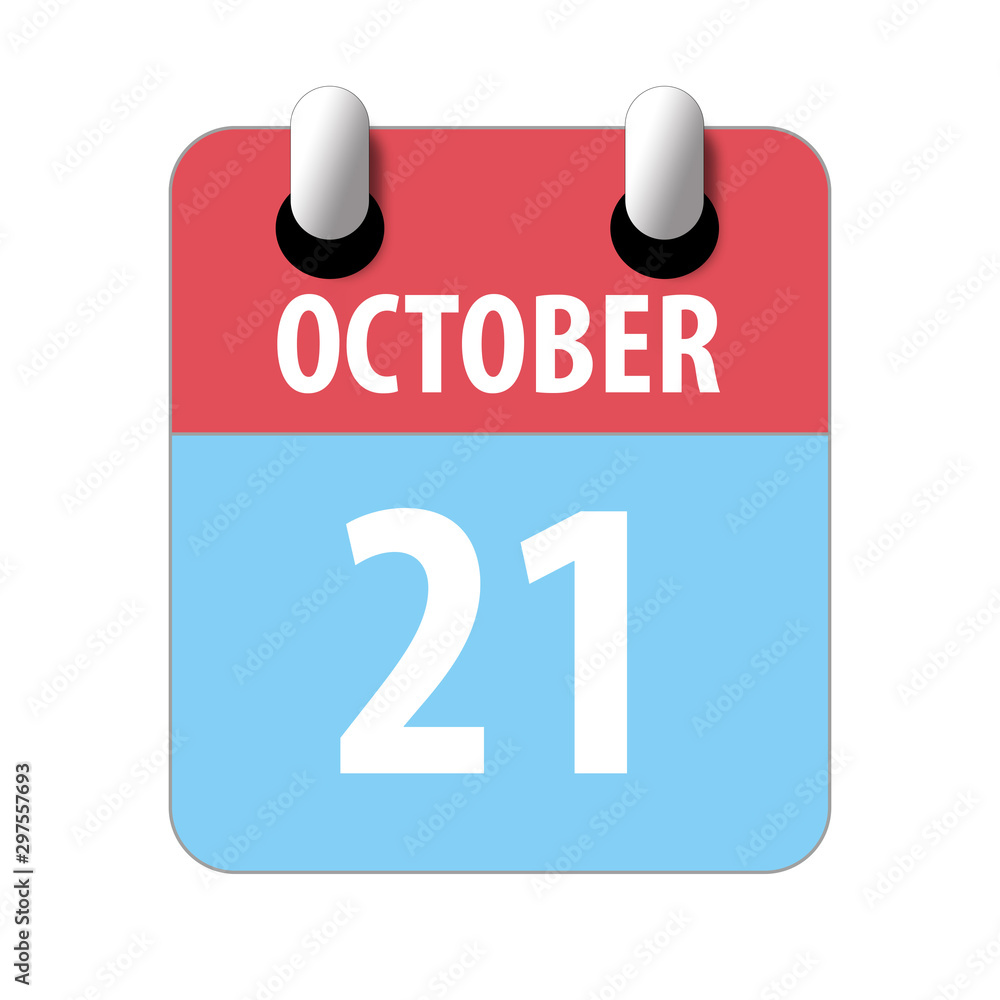 october 21st. Day 20 of month,Simple calendar icon on white background. Planning. Time management. Set of calendar icons for web design. autumn month, day of the year concept october 21st. Day 20 of month,Simple calendar icon on white background. Planning. Time management. Set of calendar icons for web design. autumn month, day of the year concept