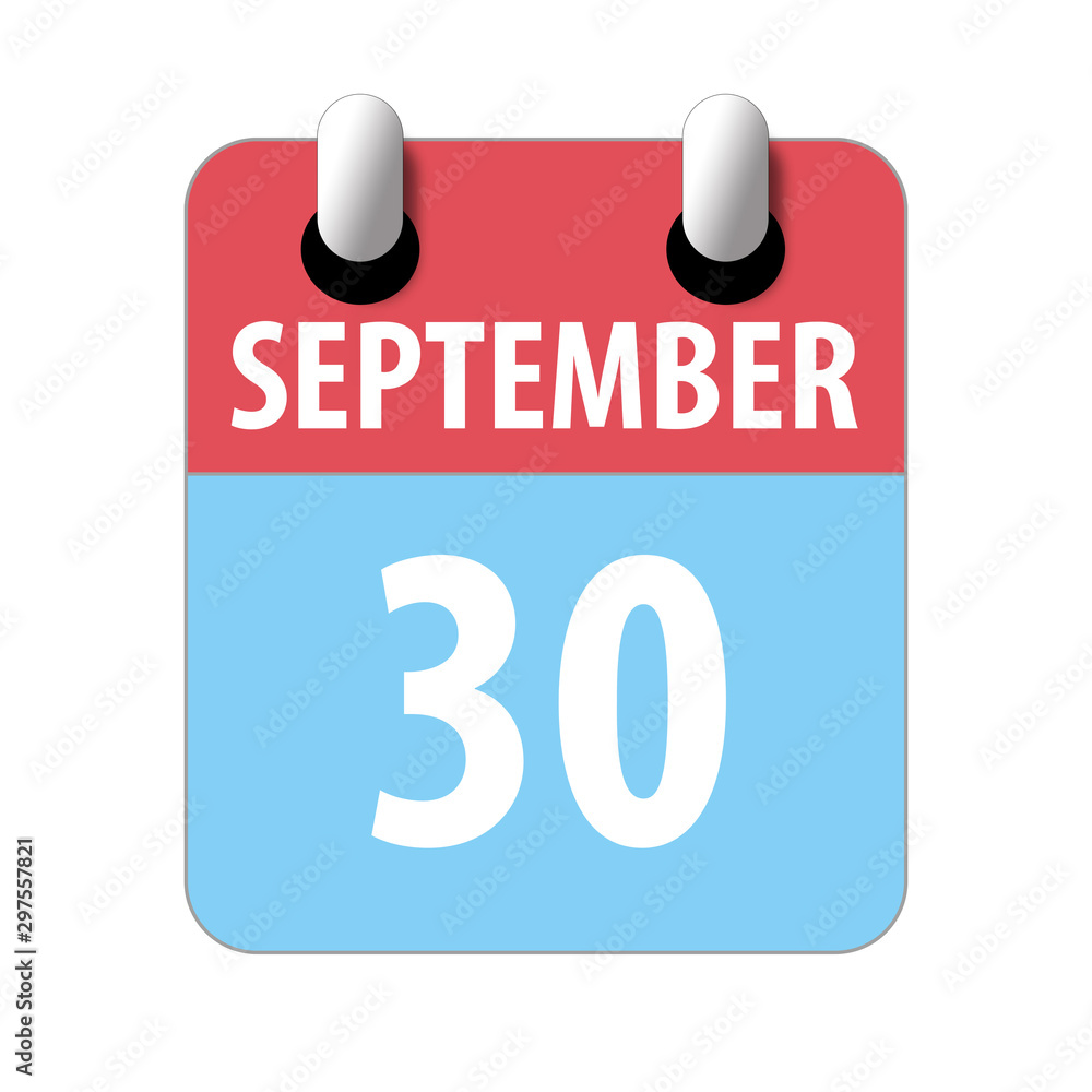 september 30th. Day 30 of month,Simple calendar icon on white background. Planning. Time management. Set of calendar icons for web design. autumn month, day of the year concept september 30th. Day 30 of month,Simple calendar icon on white background. Planning. Time management. Set of calendar icons for web design. autumn month, day of the year concept