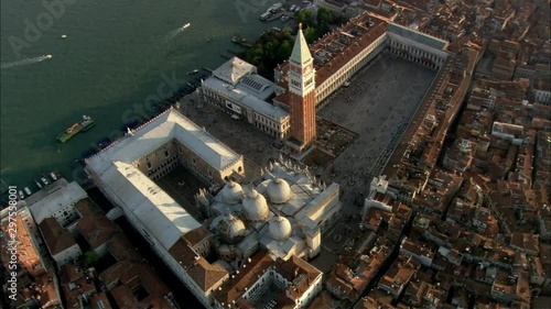 Piazza San Marco  a Venezia vista dall'alto