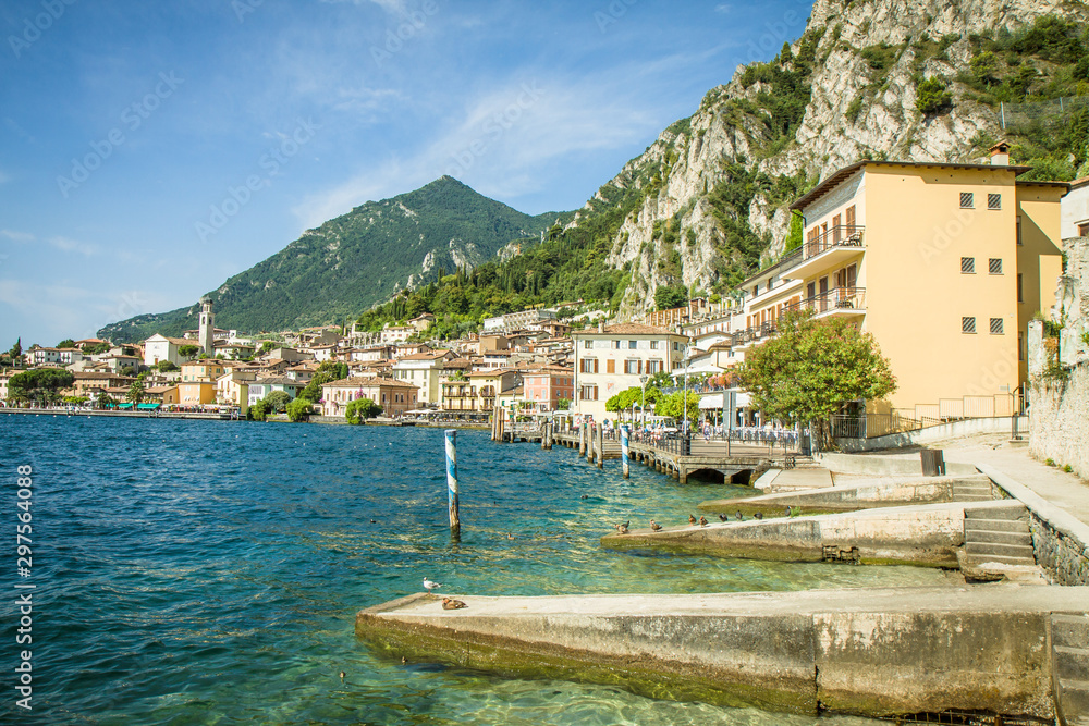 Port of Limone sul Garda Lago di Garda, Italy