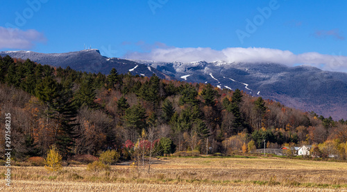 Mount Mansfield Vermont USA at falls