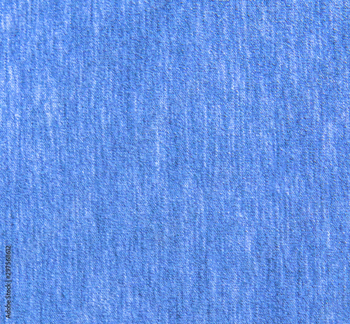 Blue knitted fabric as background