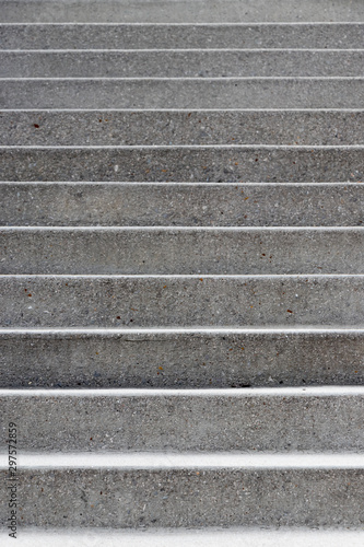 close up of cement stairs