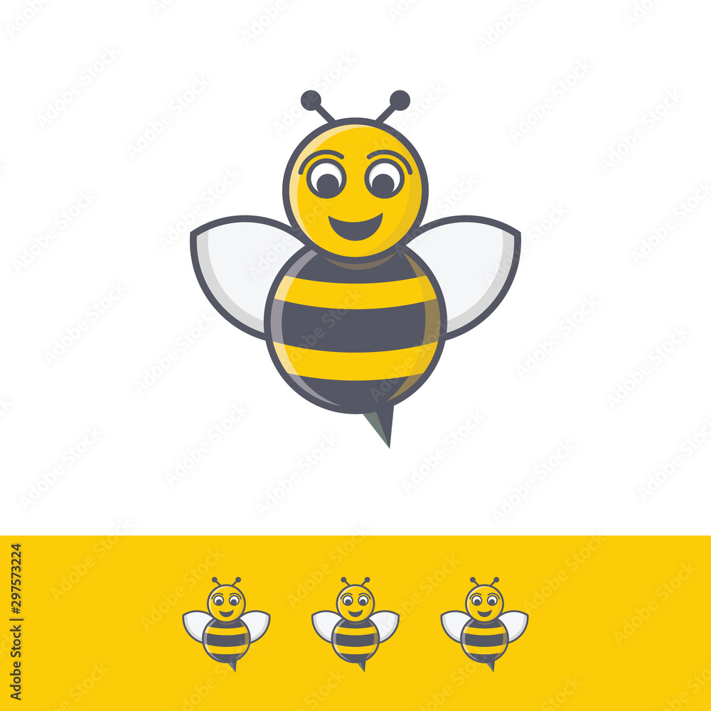 Nature Bee Honey Logo Vector. Vector logo and packaging design templates in trendy linear style - natural and farm honey concepts - labels and tags with bees, honeycombs and flowers Nature Bee Honey Logo Vector. Vector logo and packaging design templates in trendy linear style - natural and farm honey concepts - labels and tags with bees, honeycombs and flowers