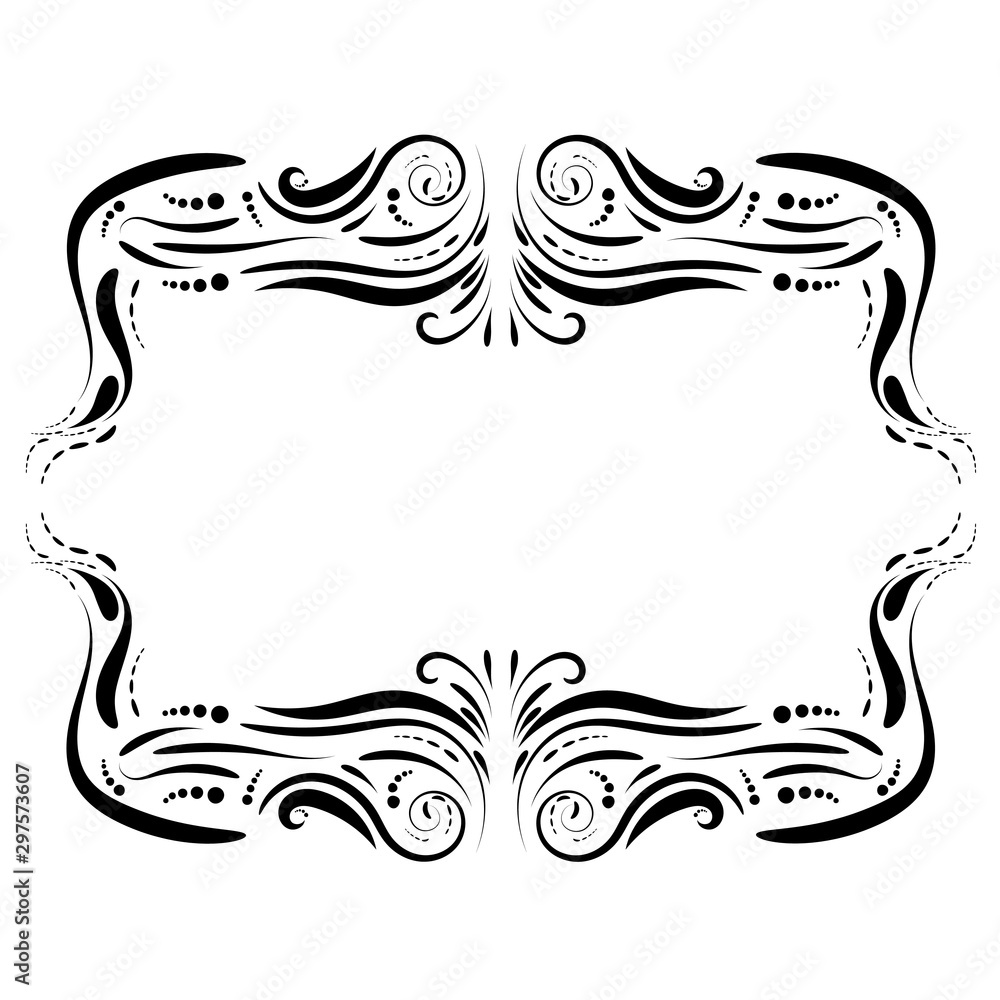 Fototapeta premium Vintage baroque frame