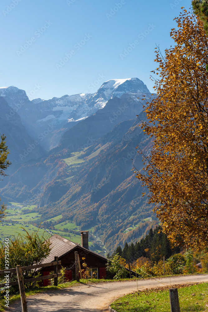 Braunwald region with Todi mountain in the background