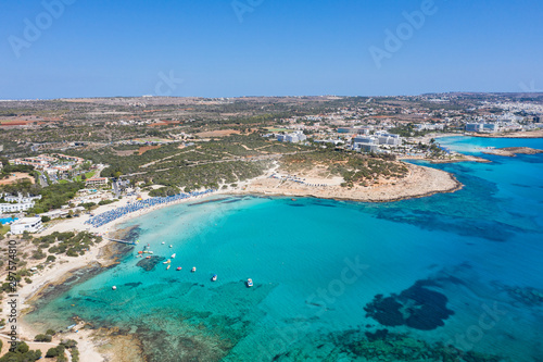 The Landa beach in Cyprus © castenoid