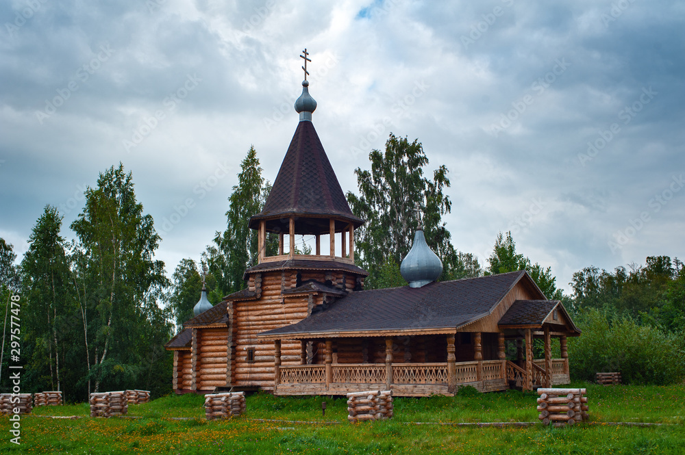 Beautiful wooden church in Russia Beautiful wooden church in Russia