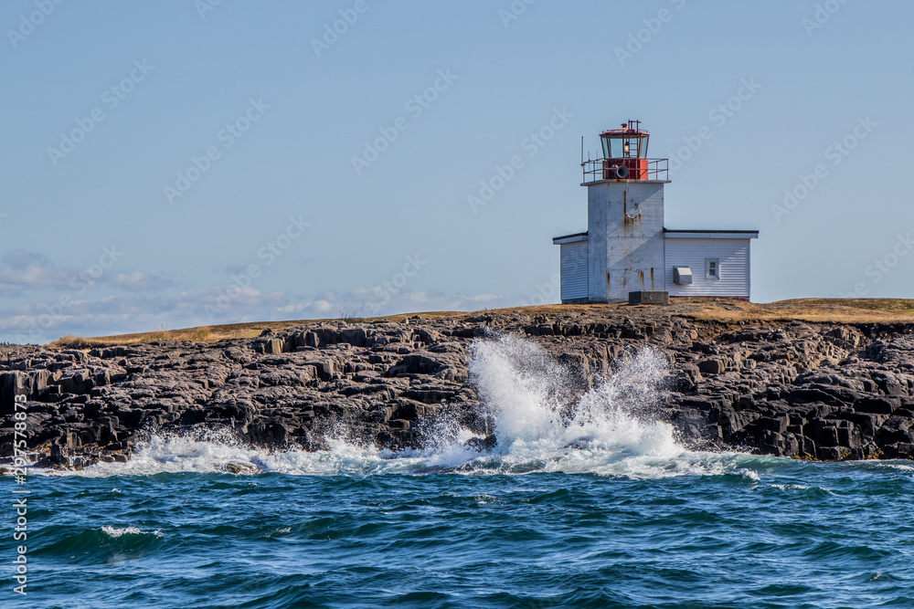 Grand Passage Lighthouse at Wesport, Brier Island, Nova Scotia